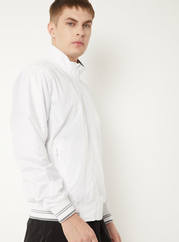 Men Solid Jacket