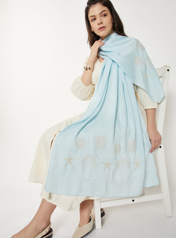 Women Embroidered Scarf