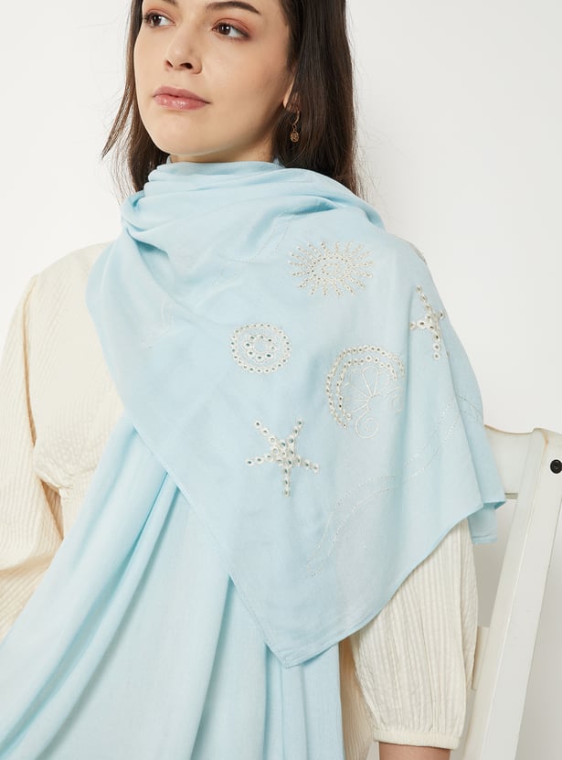 Women Embroidered Scarf
