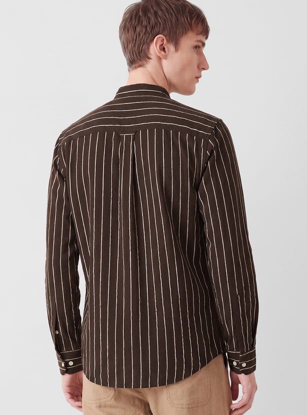 Men Striped Regular Fit Shirt