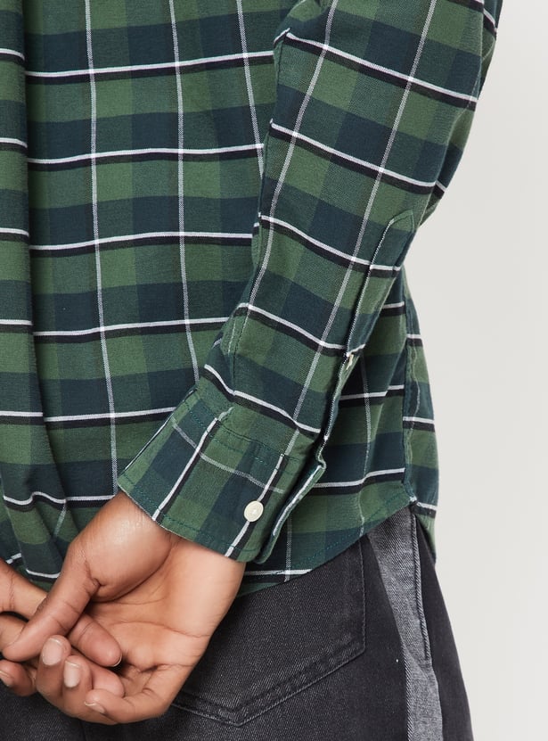 Men Checked Regular Fit Shirt