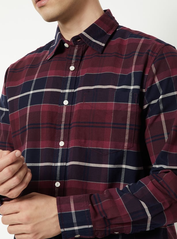 Men Checked Regular Fit Shirt