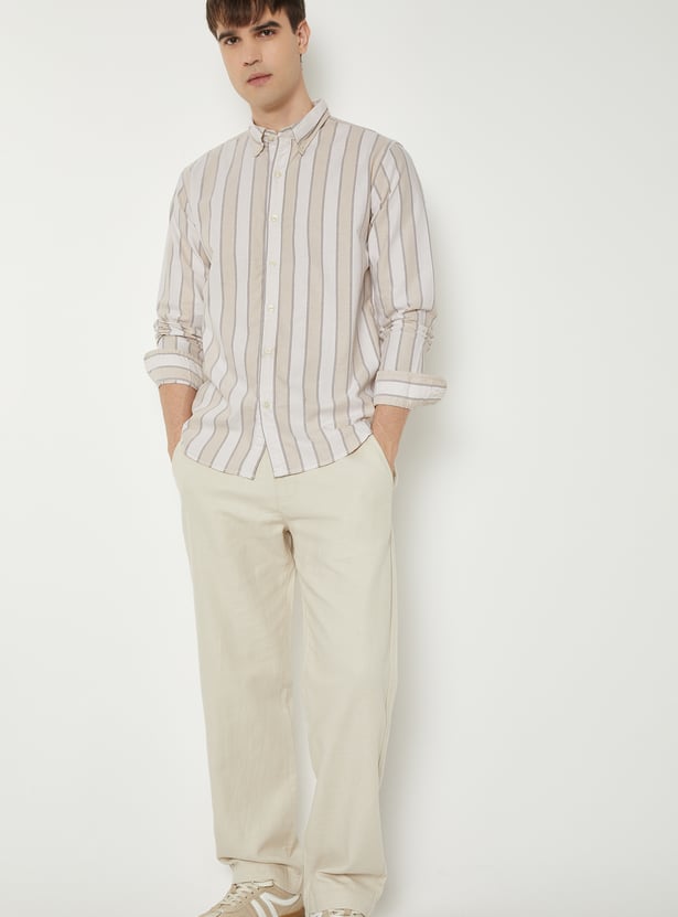 Men Striped Regular Fit Shirt
