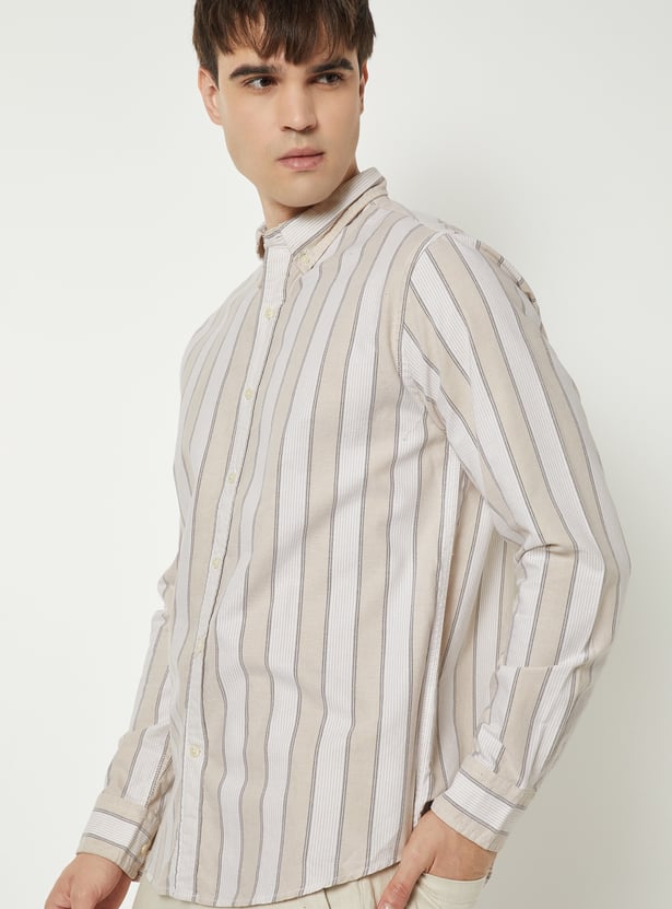 Men Striped Regular Fit Shirt
