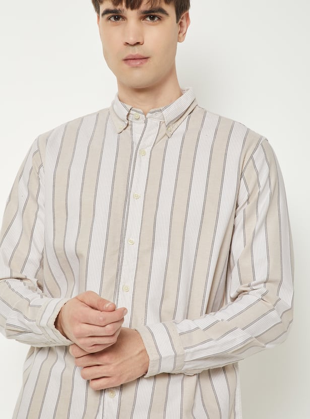 Men Striped Regular Fit Shirt