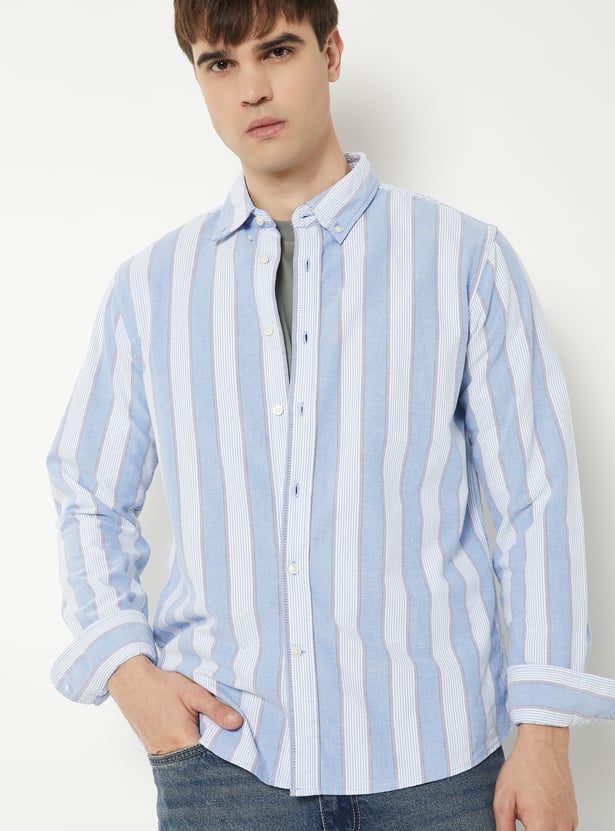 Men Striped Regular Fit Shirt