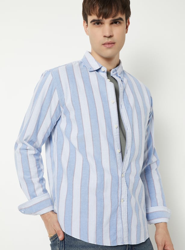 Men Striped Regular Fit Shirt