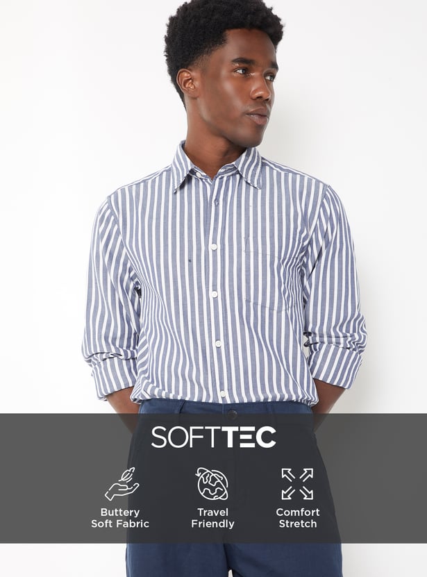 Men Striped Regular Fit Shirt
