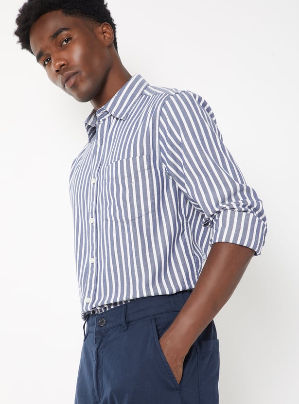 Men Striped Regular Fit Shirt