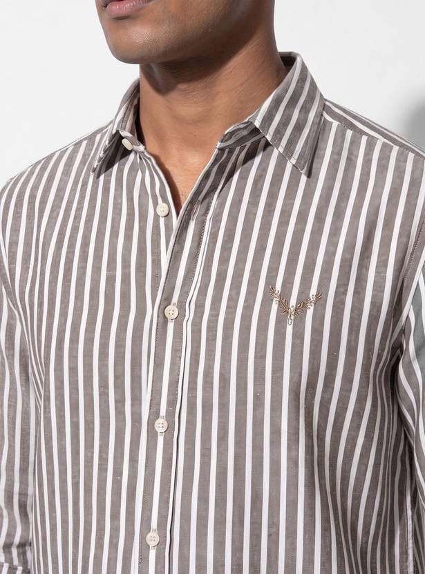 Men Striped Regular Fit Shirt