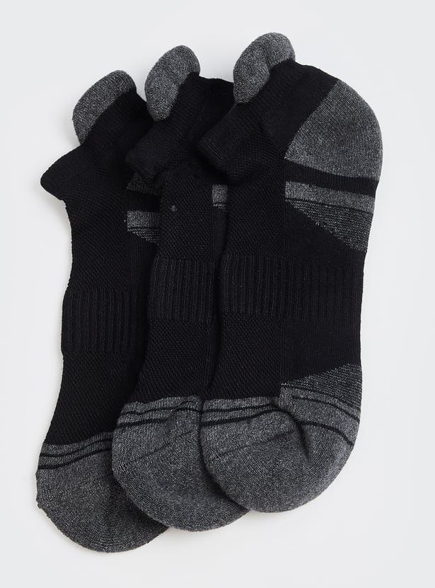 Men Patterned Ankle Length Socks - Pack of 3