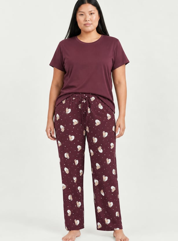 Women Printed PJ Set