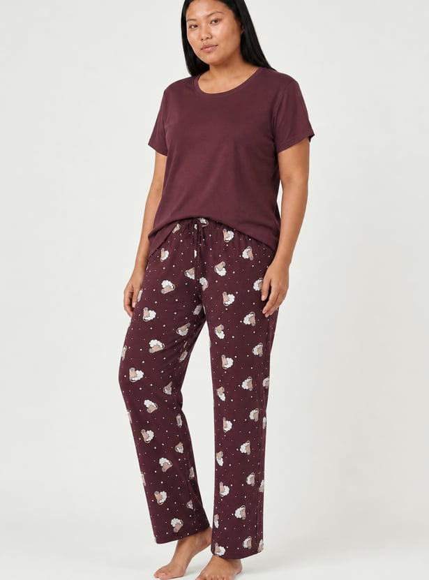 Women Printed PJ Set
