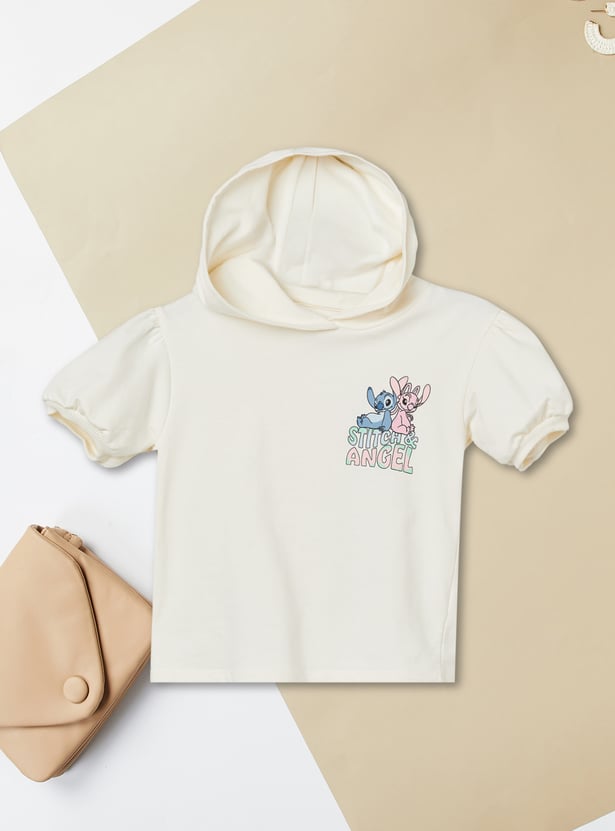 Girls Stitch & Angel Trousers Set