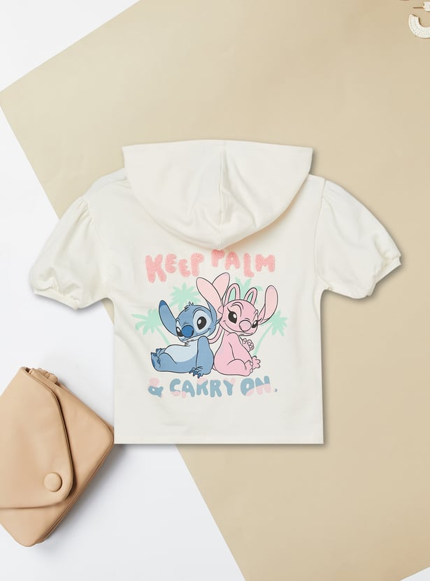 Girls Stitch & Angel Trousers Set