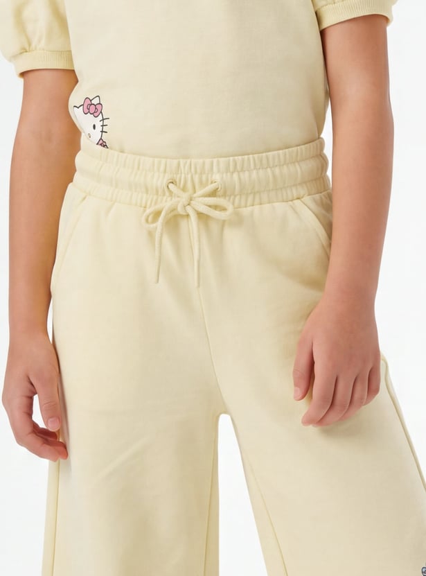 Girls Hello Kitty Printed Trousers Set
