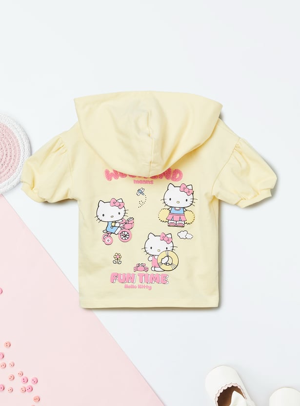 Girls Hello Kitty Printed Trousers Set