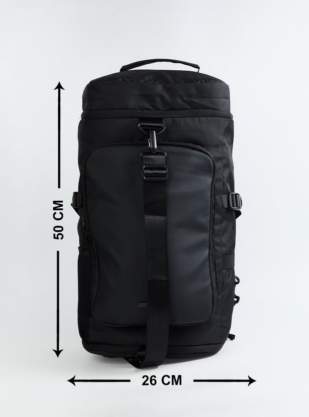 Men Solid Gym Bag