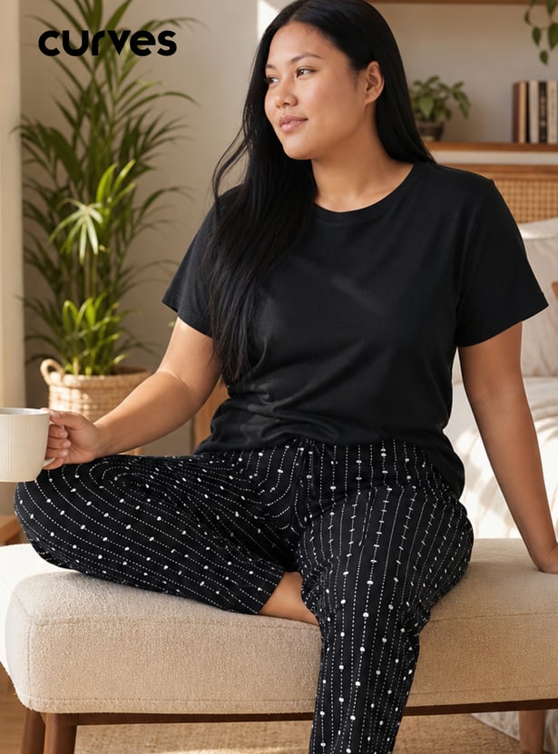 Women Printed PJ Set