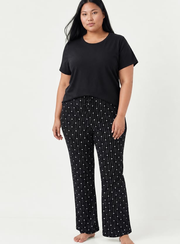 Women Printed PJ Set