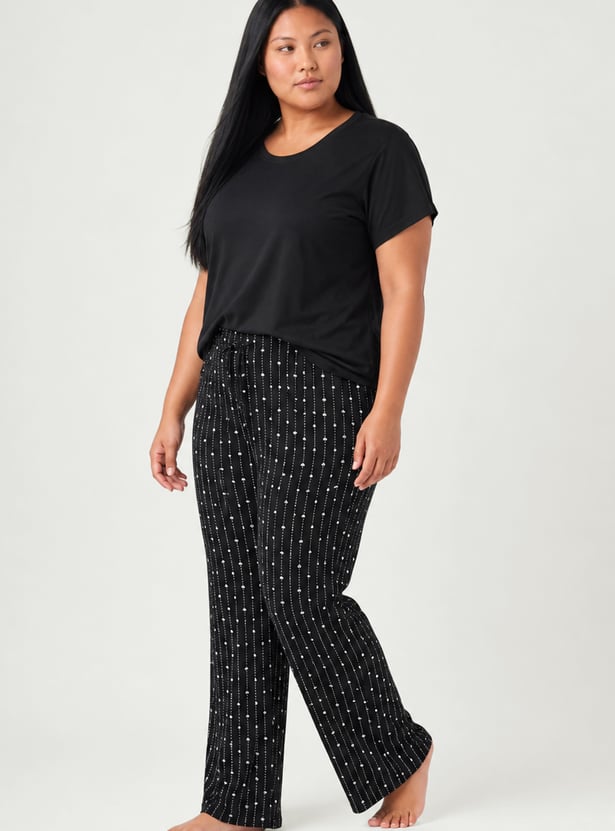 Women Printed PJ Set
