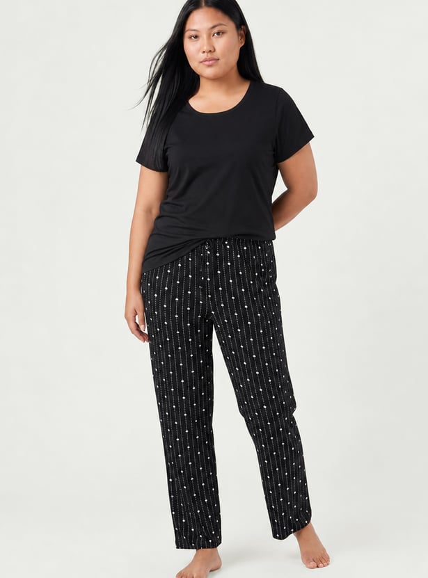 Women Printed PJ Set
