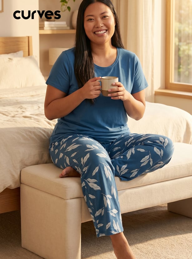 Women Printed PJ Set