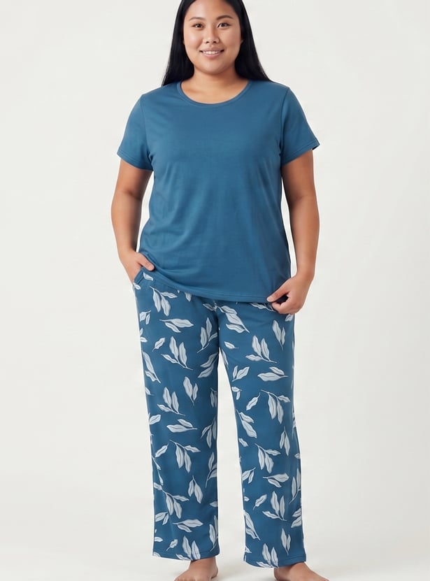 Women Printed PJ Set