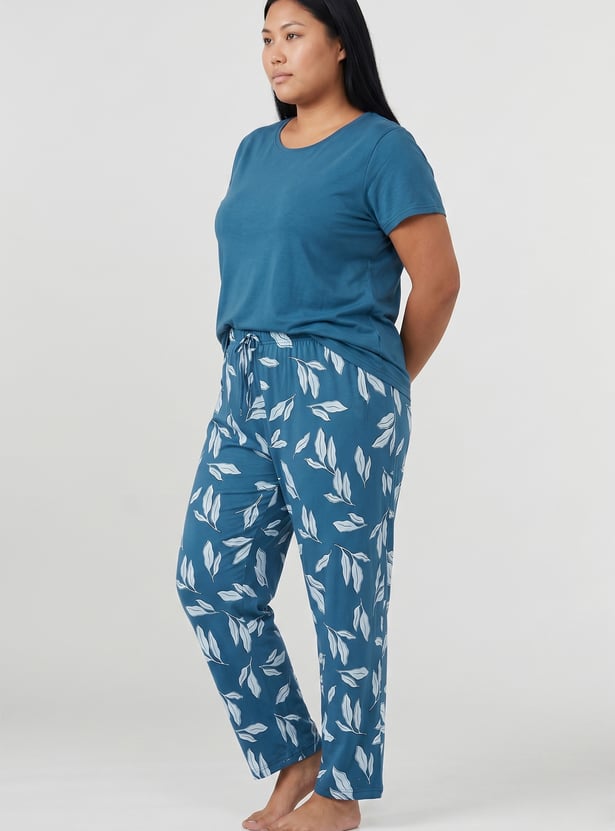 Women Printed PJ Set