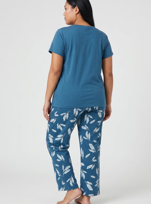 Women Printed PJ Set