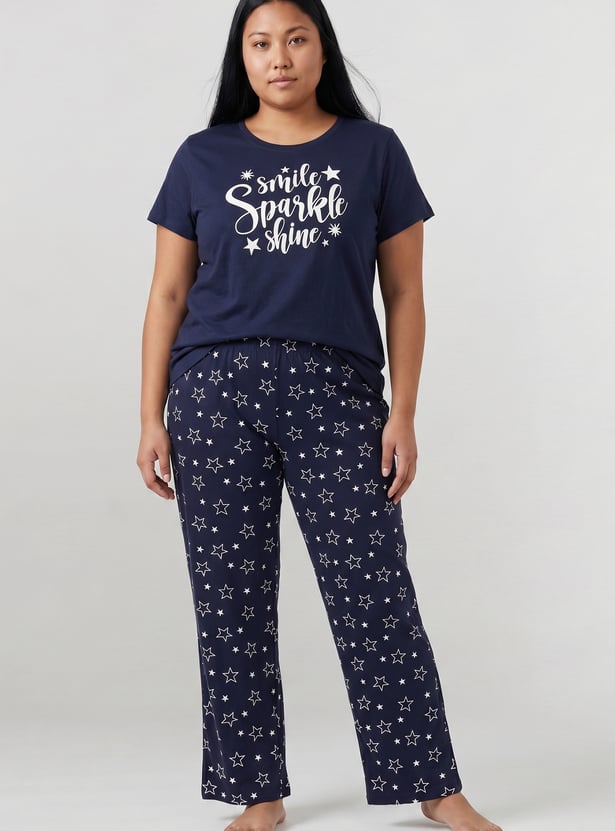 Women Printed PJ Set