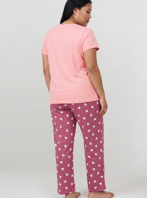 Women Printed PJ Set