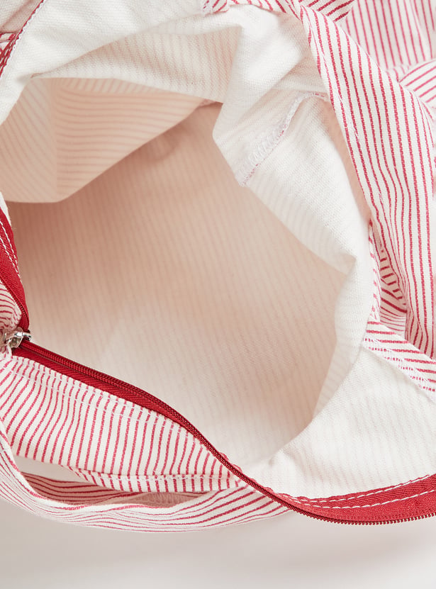 Women Striped Hobo Bag