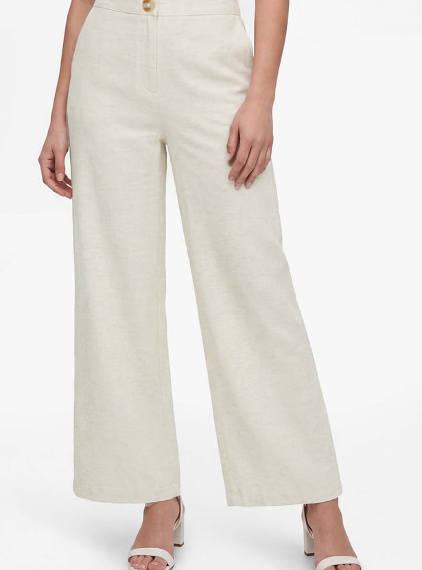 Women Solid Trousers