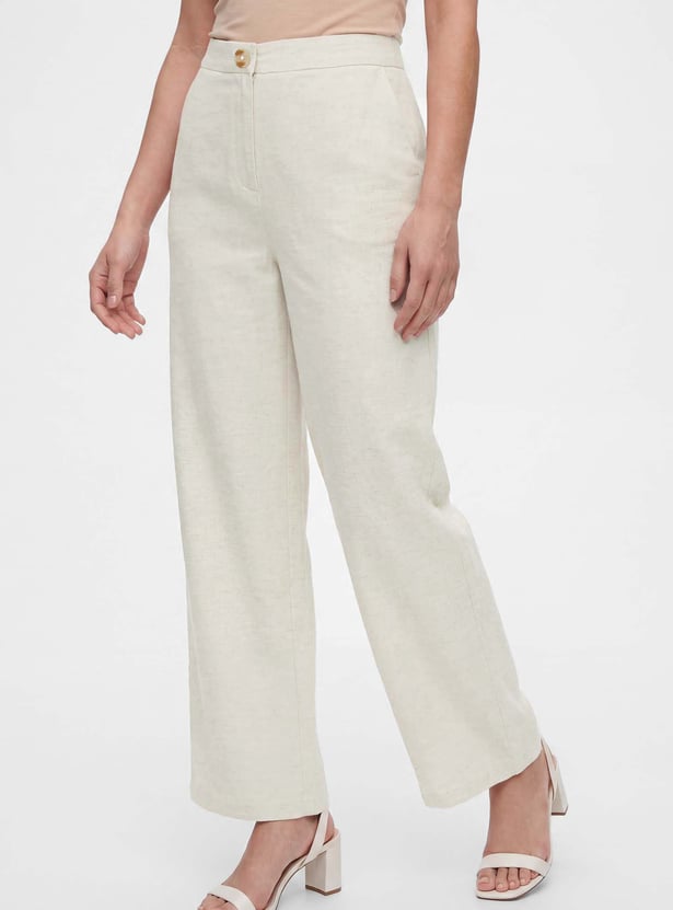 Women Solid Trousers
