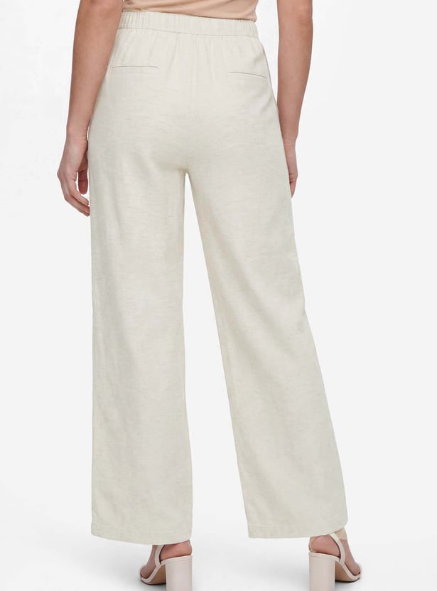 Women Solid Trousers