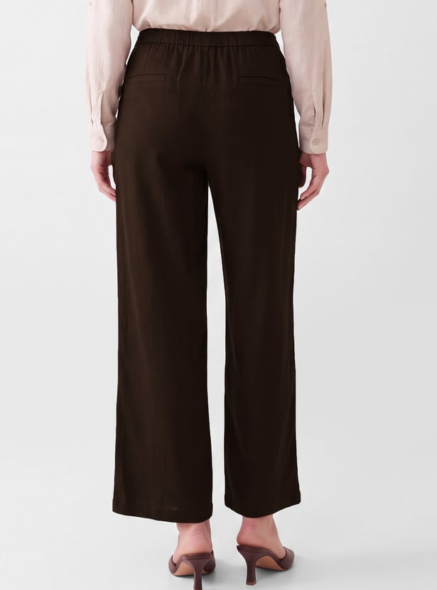 Women Solid Trousers