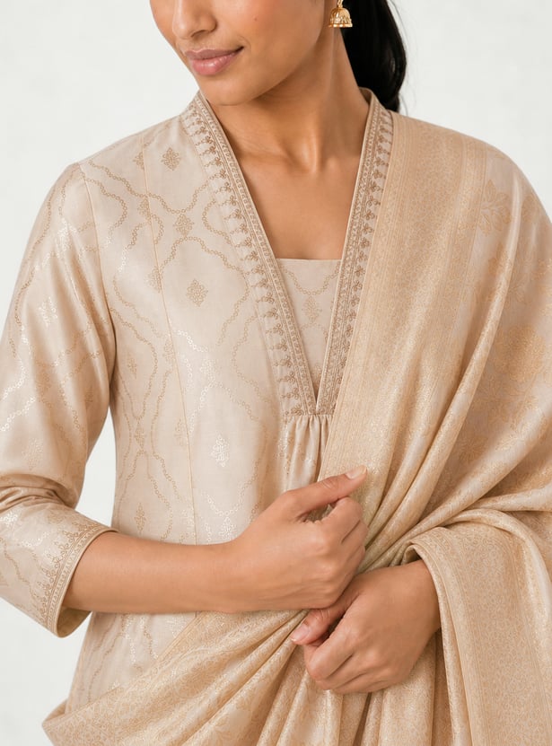 Women Printed A-line Kurta Set