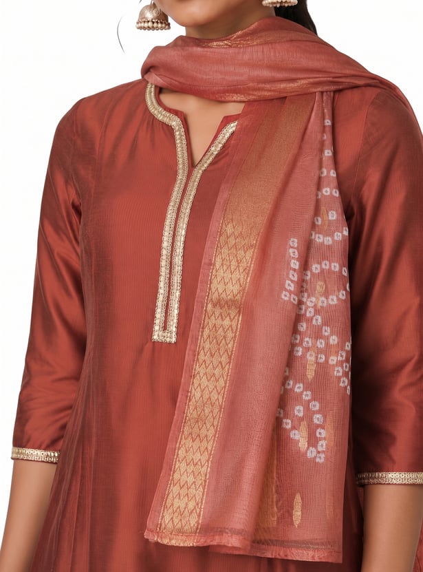 Women Solid A-line Kurta Set