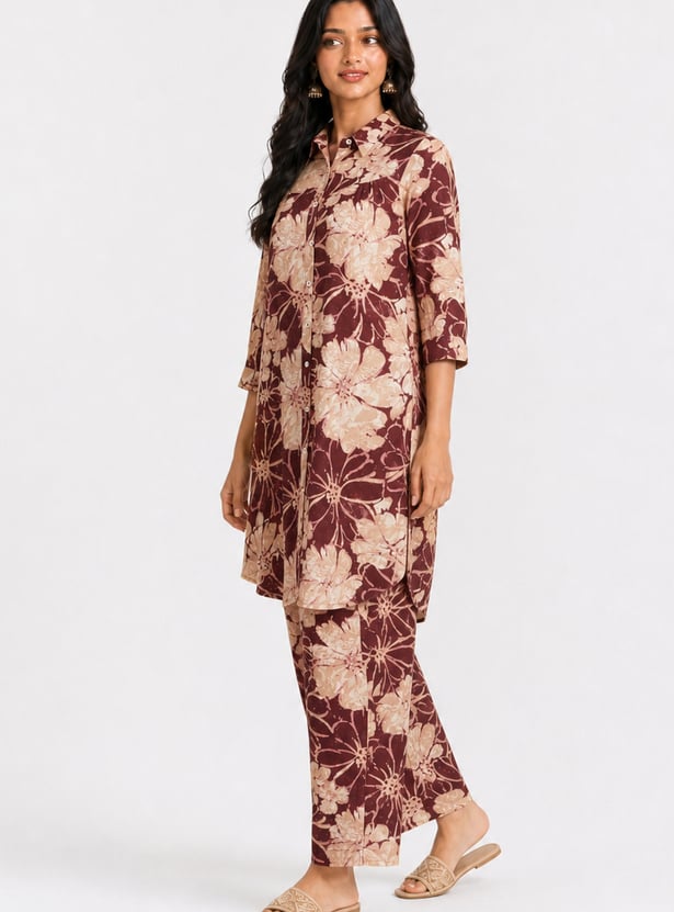 Women Floral Print Kurta Set