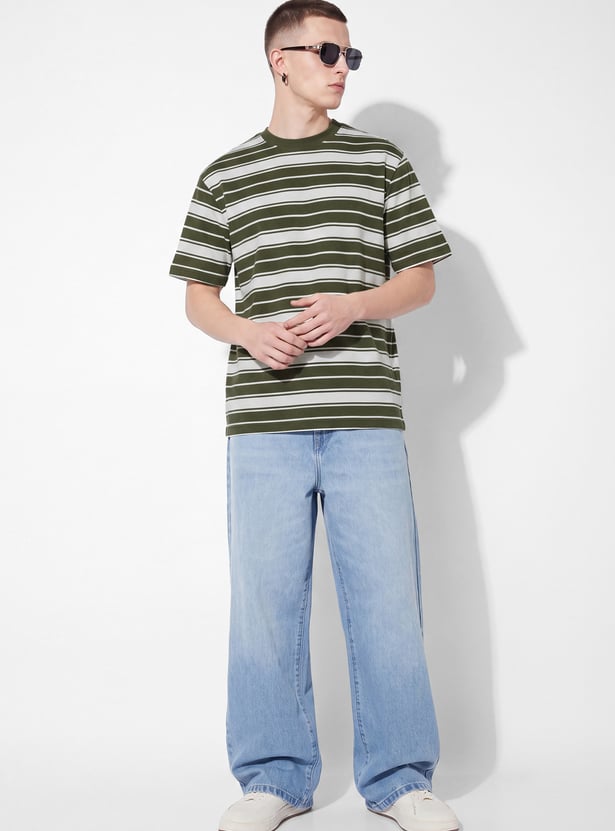URB_N Men Striped T-shirt