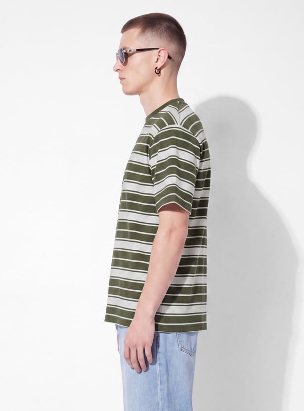 URB_N Men Striped T-shirt