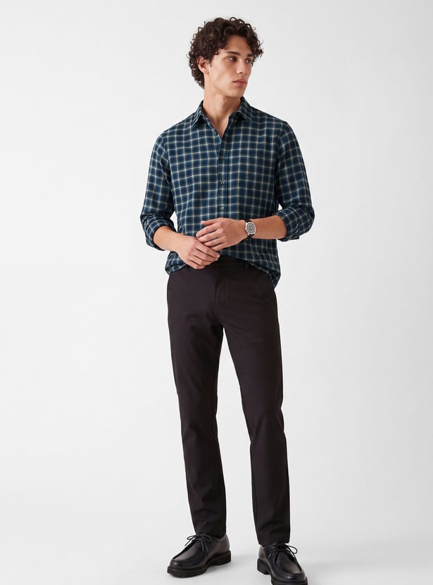 Men Checked Regular Fit Shirt