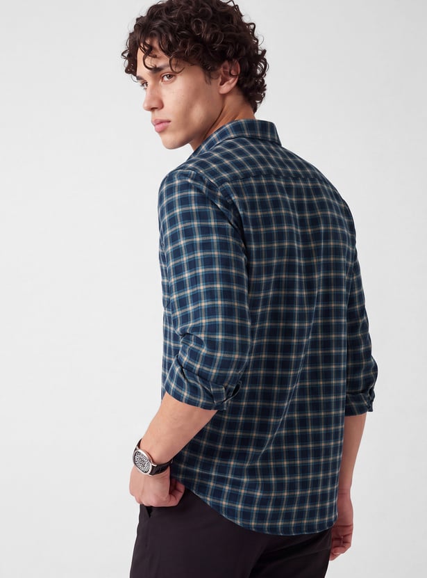 Men Checked Regular Fit Shirt