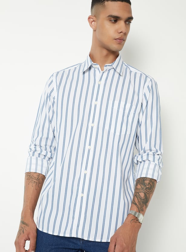 Men Striped Regular Fit Shirt