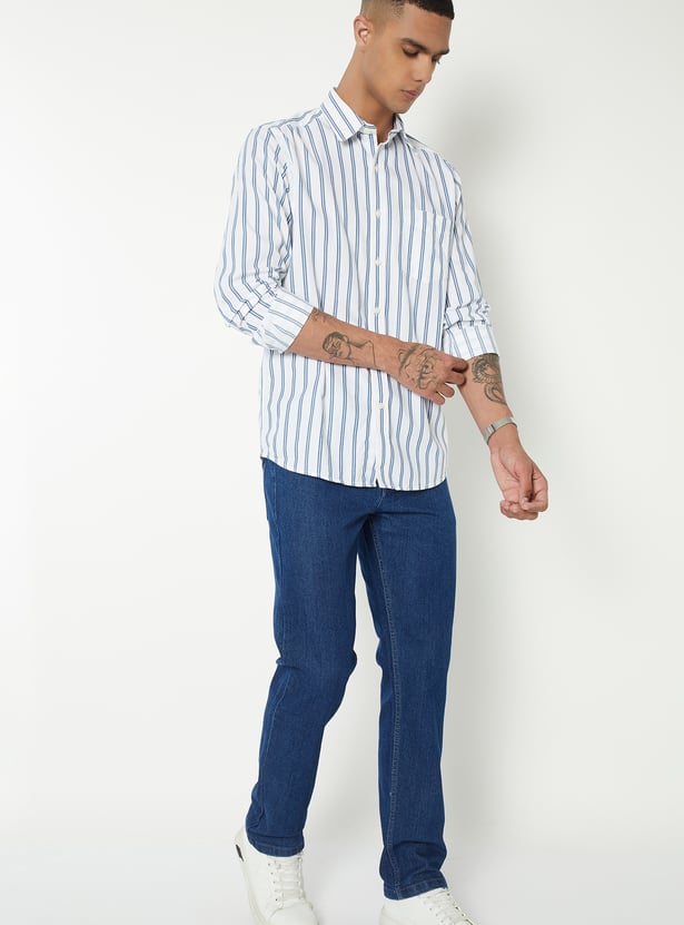 Men Striped Regular Fit Shirt