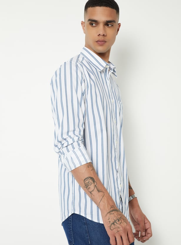 Men Striped Regular Fit Shirt