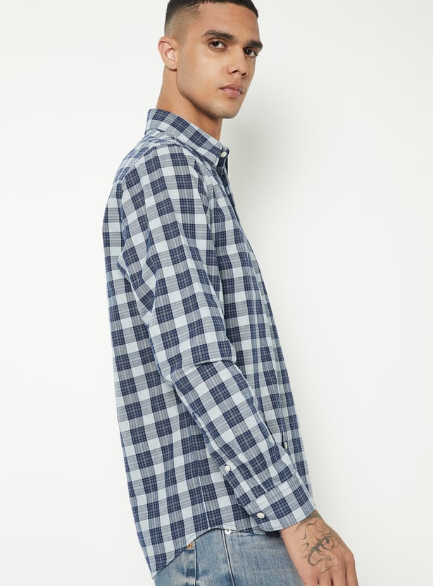 Men Checked Regular Shirt