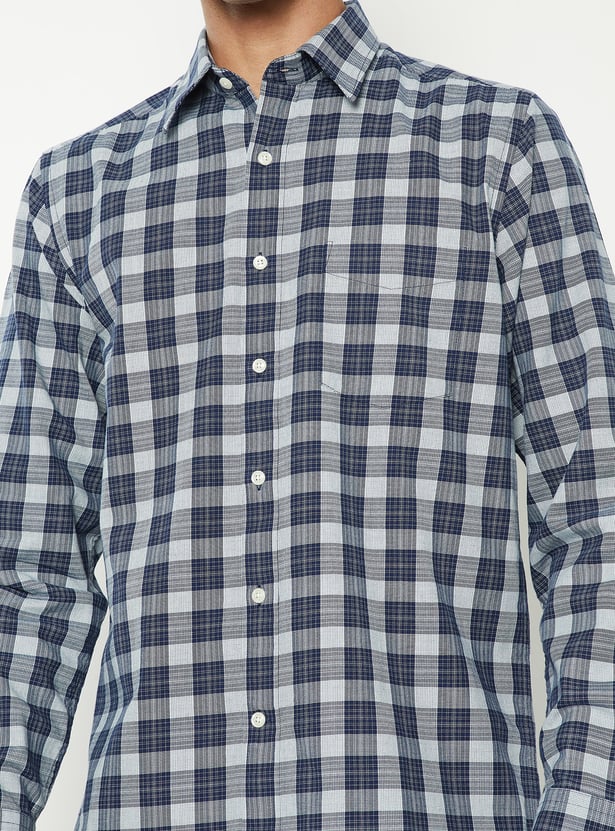 Men Checked Regular Shirt