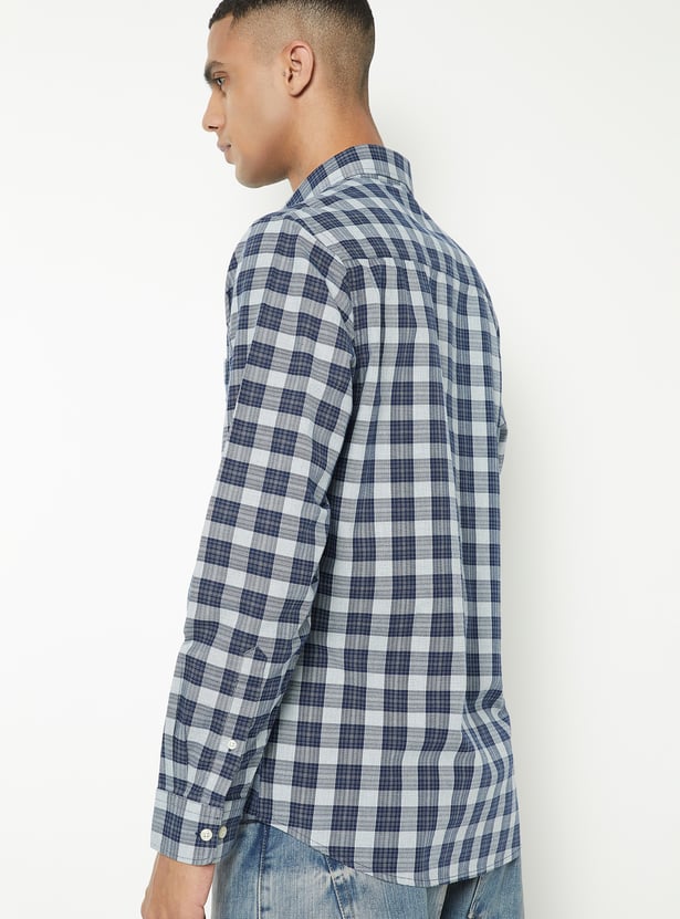 Men Checked Regular Shirt
